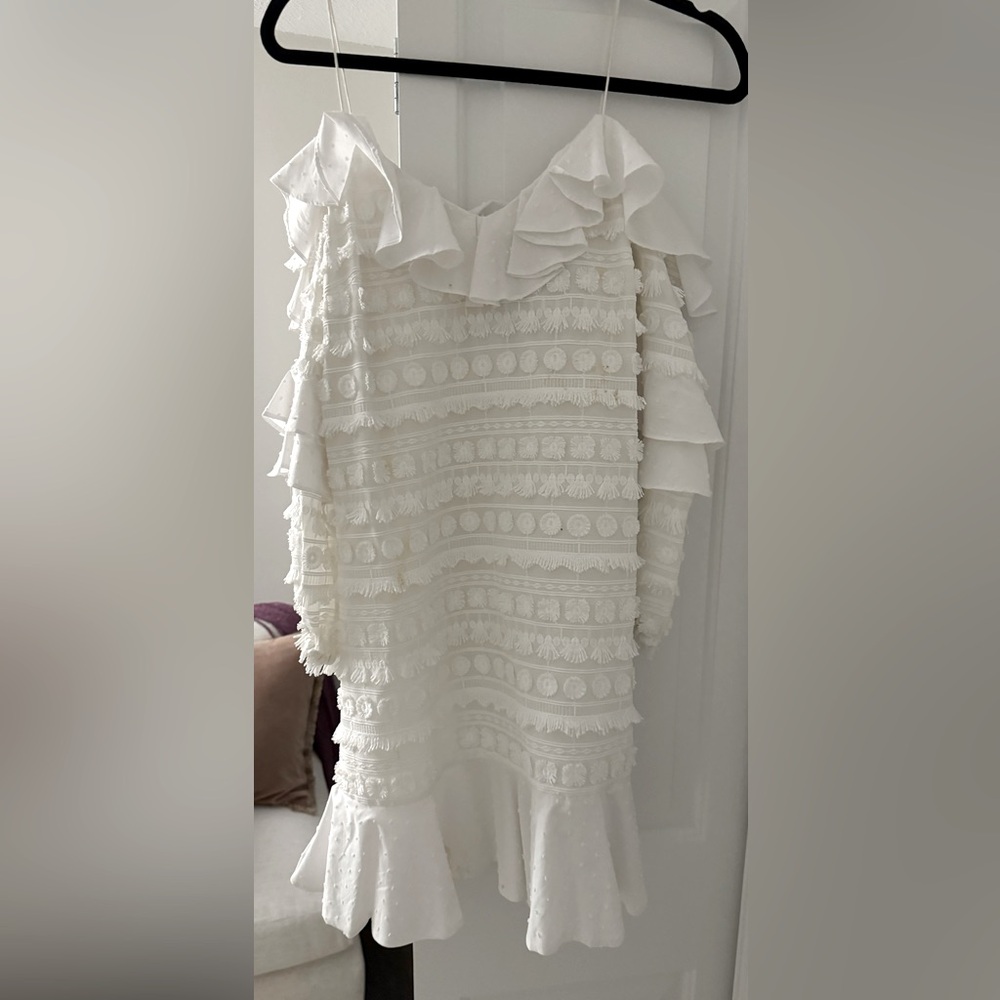 Alexis Off-The Shoulder White Dress